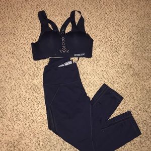 Victoria’s Secret workout leggings & Bra